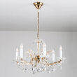 Candelabru clasic cristal Aur 24k 6xE14/40W, Maria Theresia-A LU 2211/6 MT Gold Orion